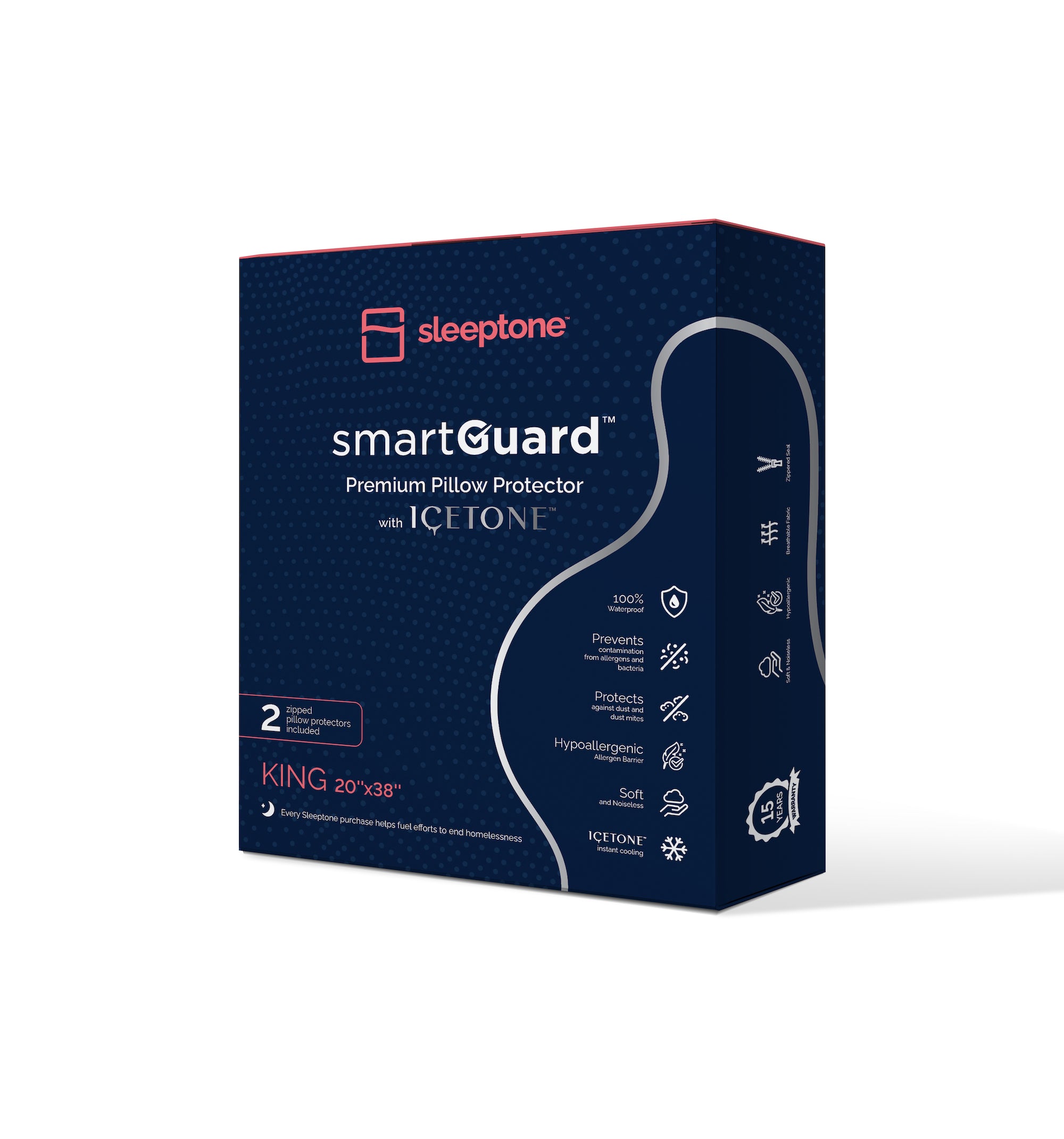 SmartGuard® Premium Pillow Protectors with Icetone (2-Pack)