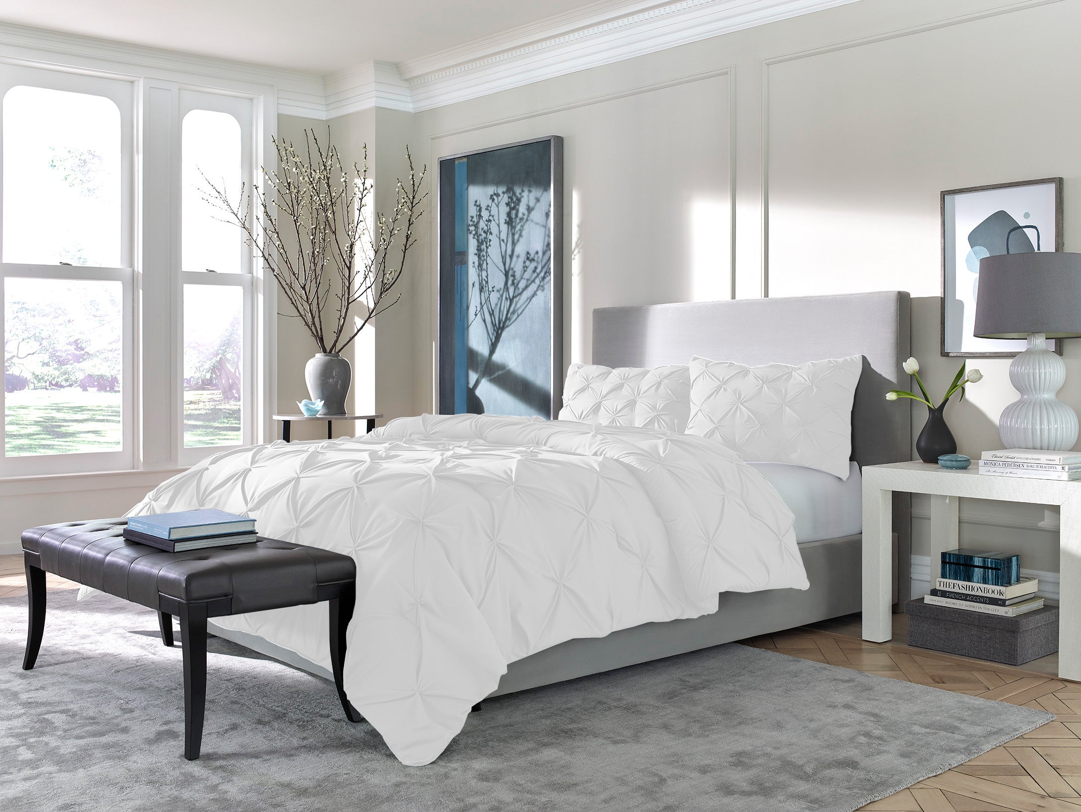 Pinch Down Alternative Comforter Set