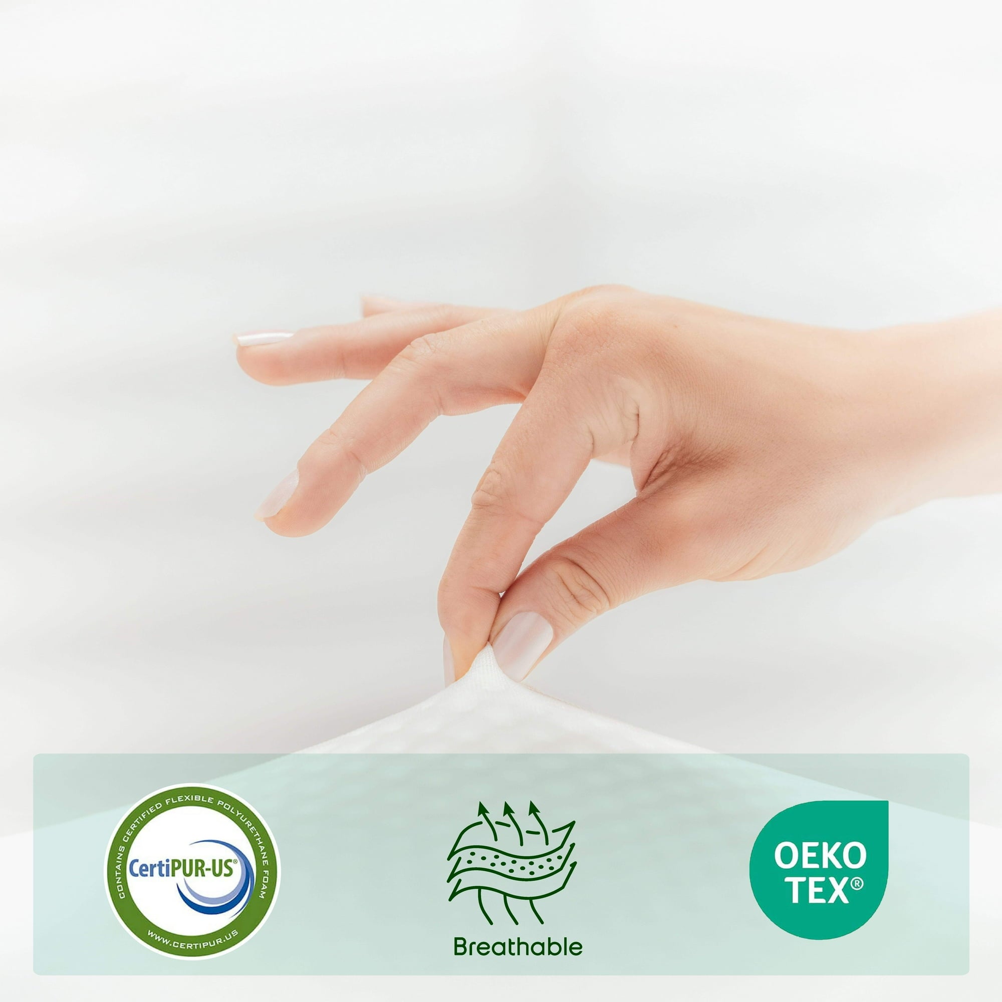 Sleeptone Basics Green Tea Cooling Memory Foam Mattress