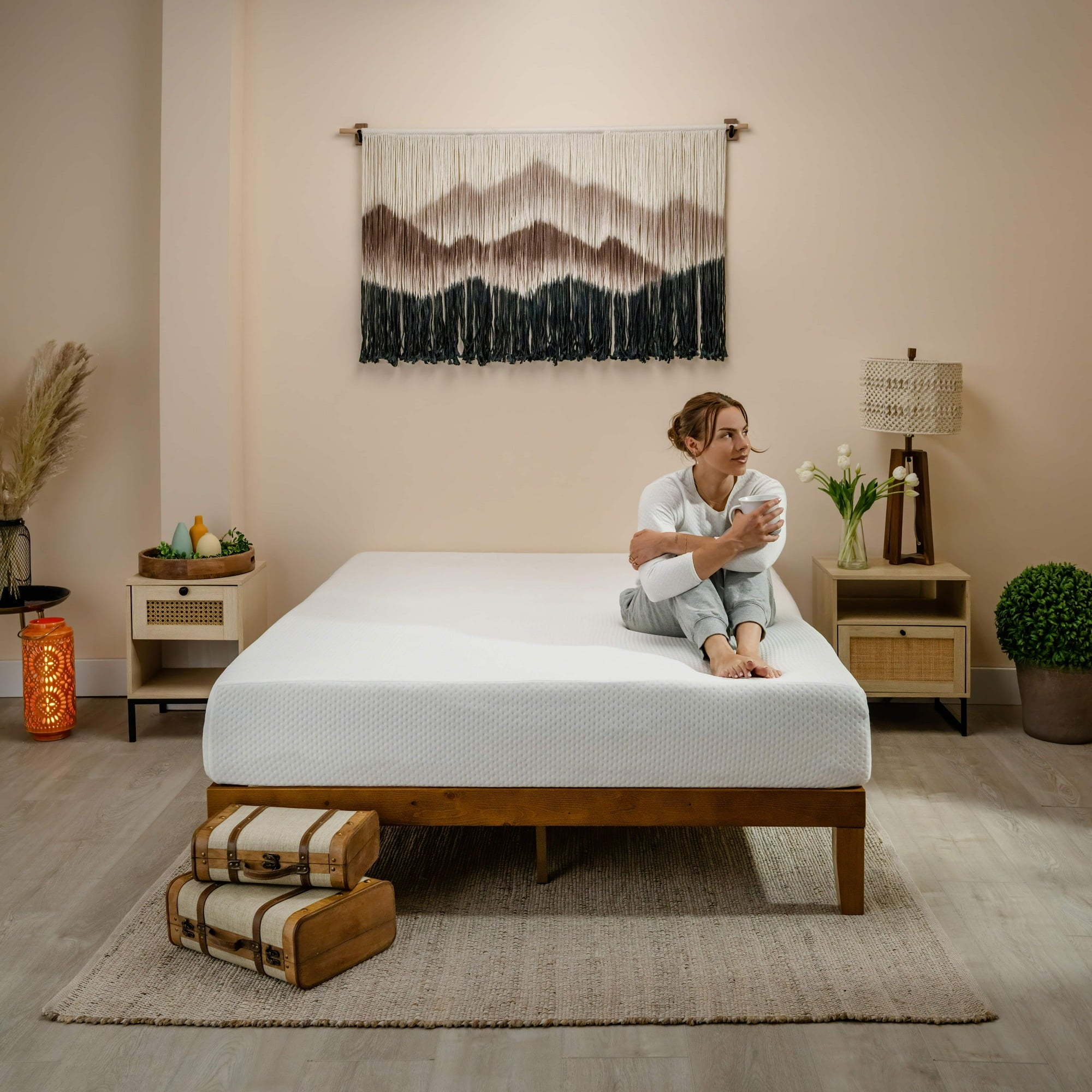 Sleeptone Basics Green Tea Cooling Memory Foam Mattress
