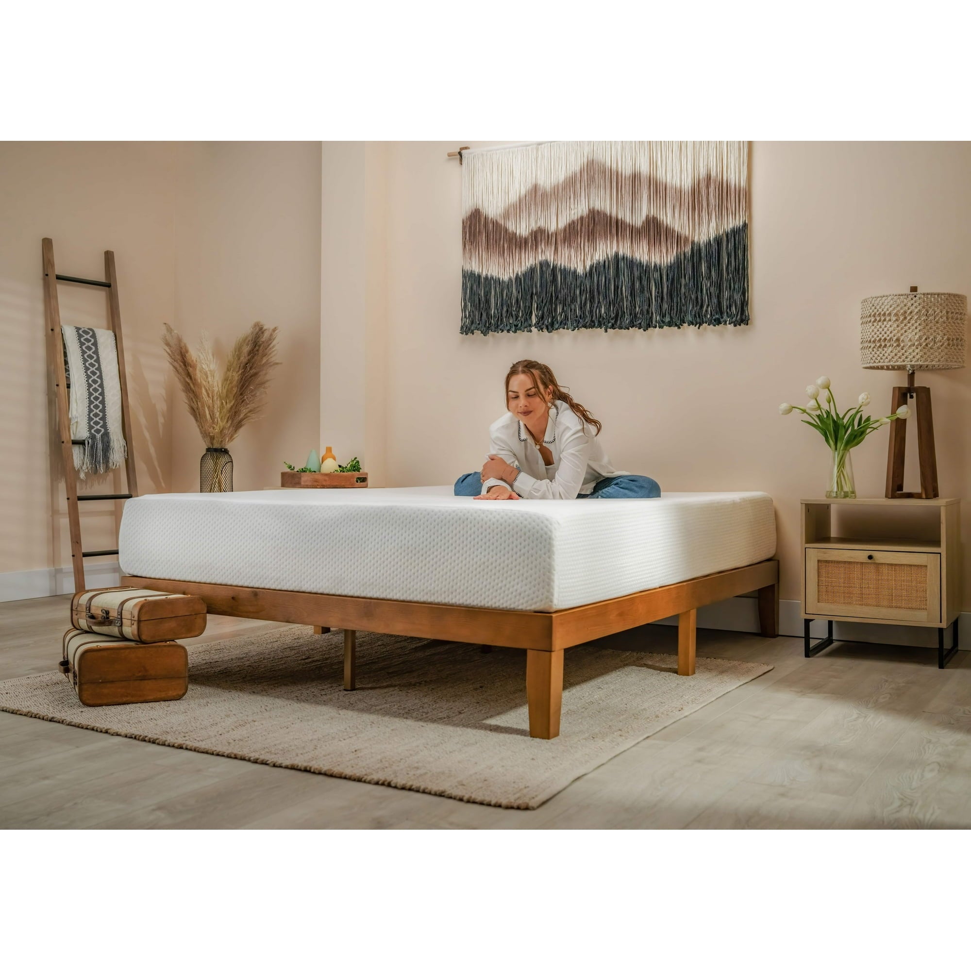 Sleeptone Basics Green Tea Cooling Memory Foam Mattress