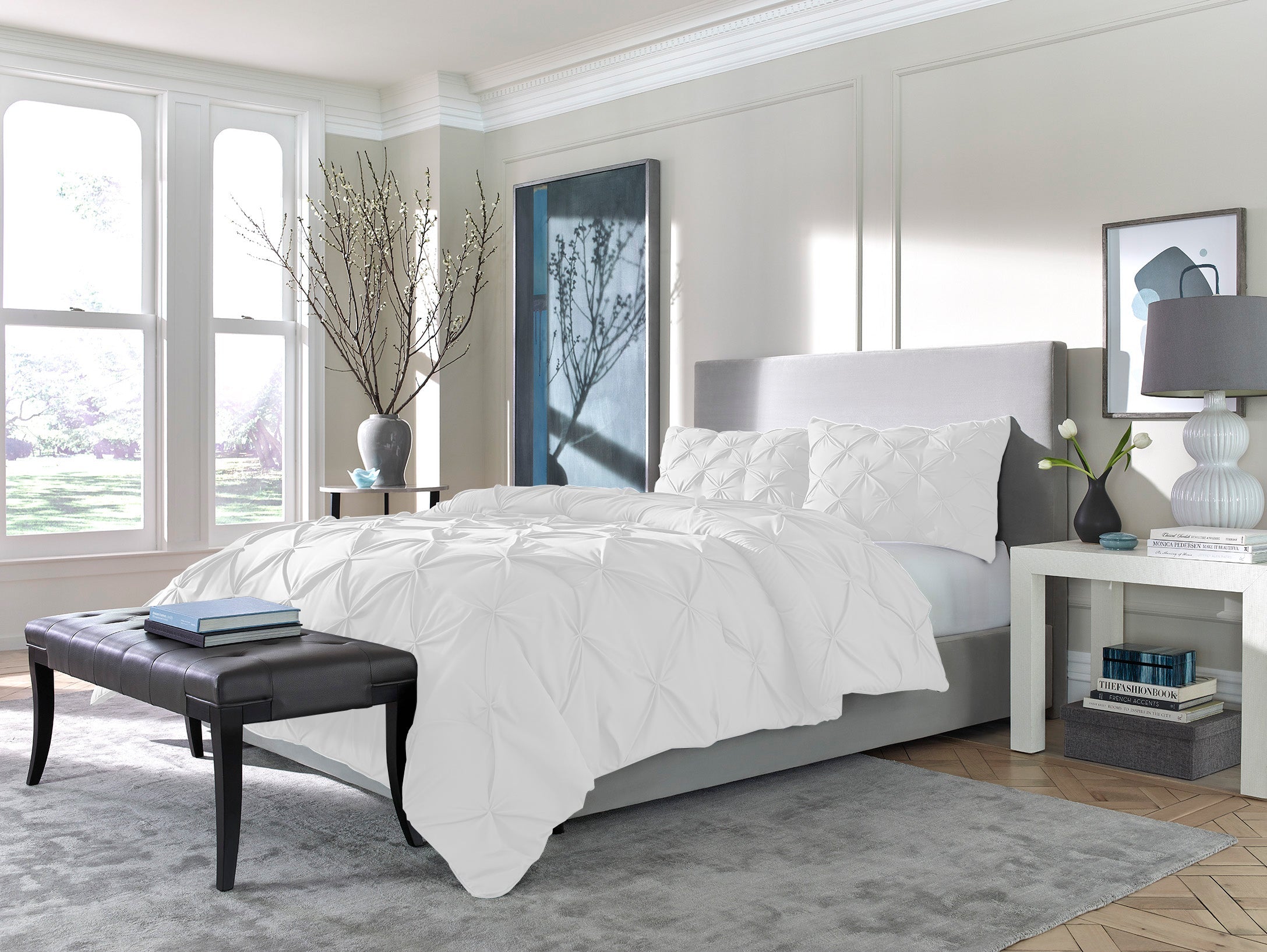 Pinch Down Alternative Comforter Set