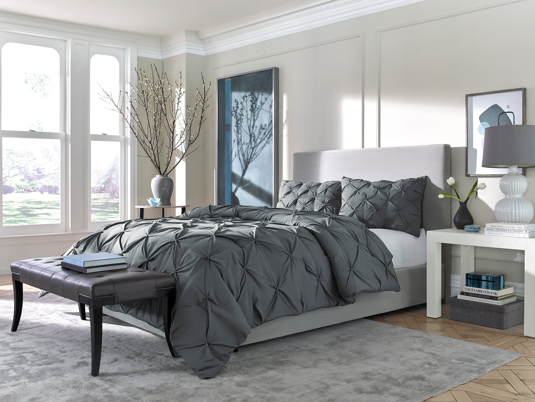 Pinch Down Alternative Comforter Set