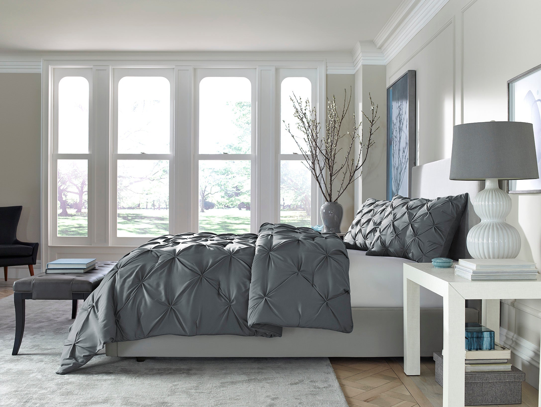Pinch Down Alternative Comforter Set
