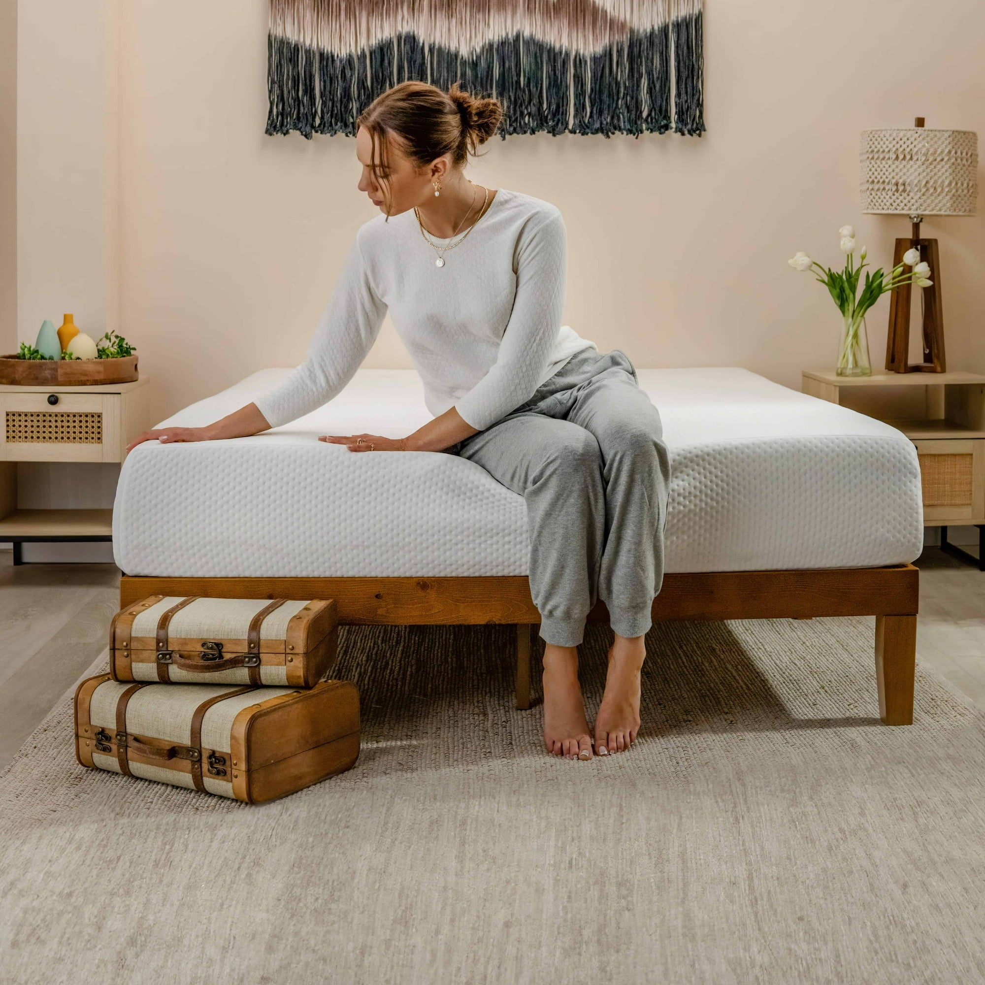 Sleeptone Basics Green Tea Cooling Memory Foam Mattress