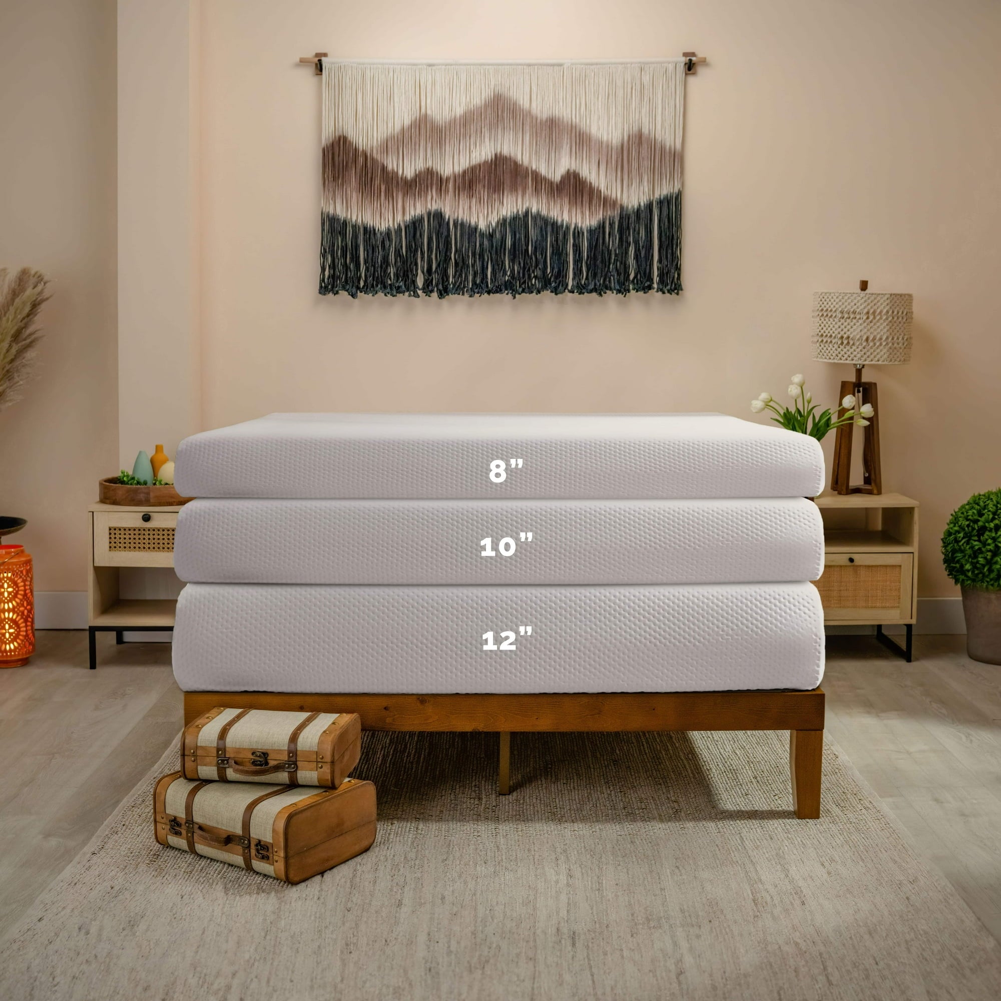 Sleeptone Basics Green Tea Cooling Memory Foam Mattress