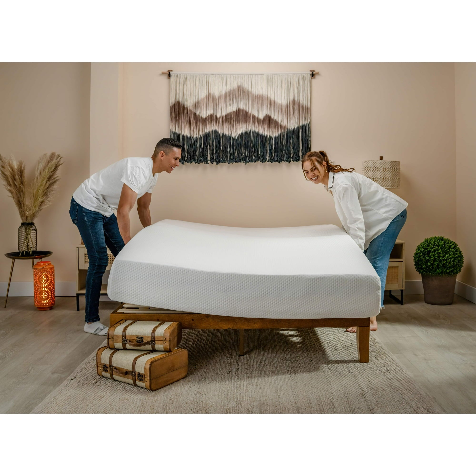 Sleeptone Basics Green Tea Cooling Memory Foam Mattress
