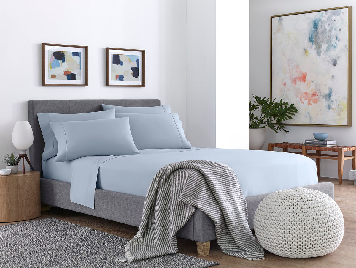 Sleeptone 6pc Split King Size Sheet Set, Assorted Case, Eucafiber main image 0